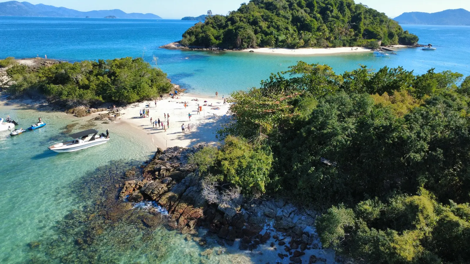 Vista aérea de Ilha Grande